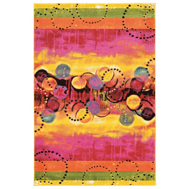 Linon Marisol Saltsa Tapis en Polypropylène Tissé à la Machine 2'x3' Jaune