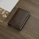 thumbnail image 5 of Slim Wallet for Men - Holder RFID Blocking Minimalist Business Credit Card Wallet with Money Pocket Metal Card Case (Brown), 5 of 5