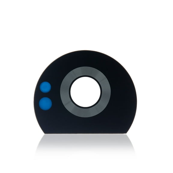 Replacement Back Camera Lens (Glass Only) With Adhesive Compatible For Motorola Moto Z2 Play (XT1710 / 2017) (Black)