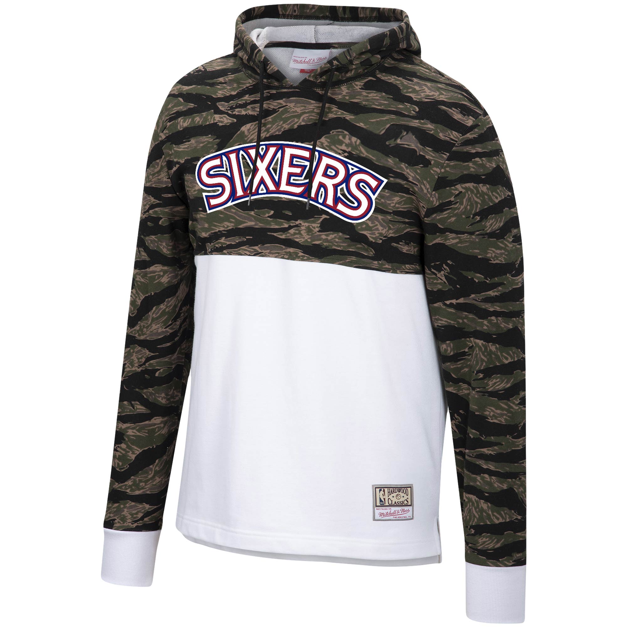sixers hoodie mitchell and ness
