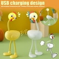 thumbnail image 6 of NUAHRHY Chicken Night Light, Shape Changeable Mini Chicken Night Light for Boy and Girl, 3 Level Adjustable for Bedroom Office Ornaments Decorations(White +Yellow), 6 of 10