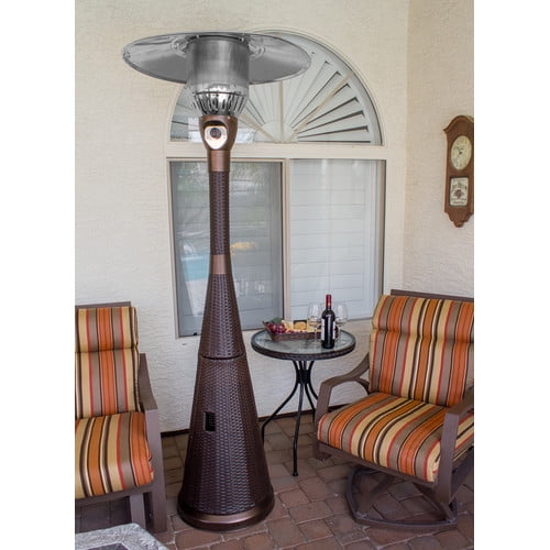 AZ Patio Heaters Complete Wicker 41,000 BTU Propane Patio Heater by AZ Patio Heaters