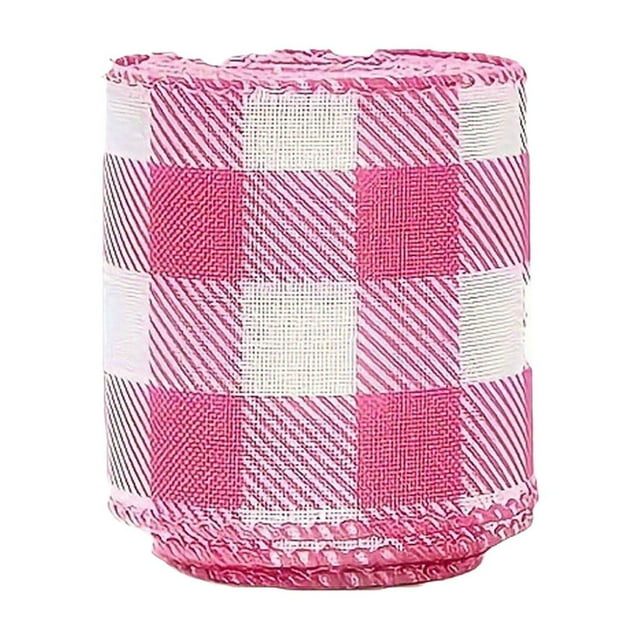 Easter Pastel Plaid Ribbon for DIY Presents Wreaths & Bows Ideal for Holiday Crafts Delicate To Easter