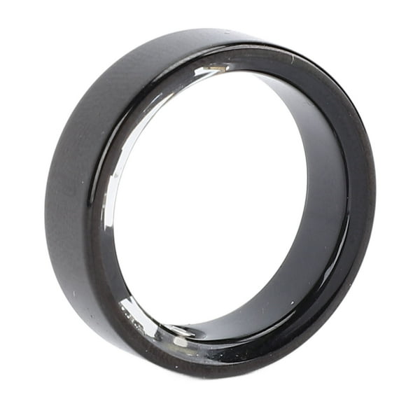 Smart Ring Health Tracker, Black Wearable Smart Ring Step Counting Body Temperature Monitoring Aluminum Alloy with Charging Case for Men for Xmas Gift Type 9,Type 10,Type 11,Type