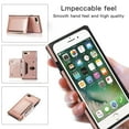 thumbnail image 5 of Dteck Crossbag Case For iPhone 8 Plus / iPhone 7 Plus / iPhone 6 Plus, Premium PU Leather Wallet Case Credit Card Holder Stand Cover, Rosegold, 5 of 9