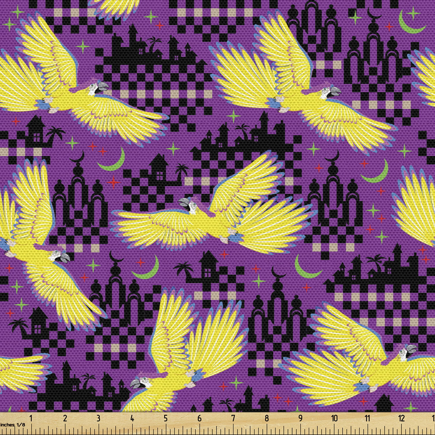Macaw cross stitch pattern Modern cross stitch Geometric Bird Parrot Tropical nature