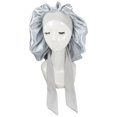 thumbnail image 1 of Satin Bonnet Skin-friendly Wear Resistant Imitation Silk Braid Sleeping Bonnet Cap for Home, 1 of 10