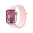 thumbnail image 1 of Pre-Owned Apple Watch Series 9 With Blood Oxygen. GPS + Cellular 41mm Pink Aluminum Case with Light Pink Sport Loop., 1 of 1