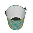 thumbnail image 5 of Uemuo Happy Summer Pattern Circular Laundry Hamper Basket with handles,Collapsible laundry basket,Large capacity laundry hamper,Laundry Organizer-Medium, 5 of 8