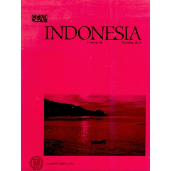 Indonesia Journal Indonesia Journal: October 2008, Book VOLUM, (Paperback)