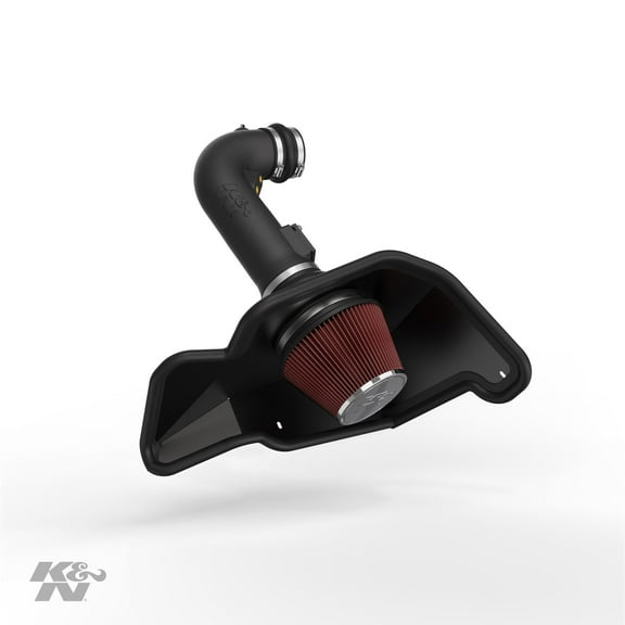 K&N Cold Air Intake Kit: High Performance, Guaranteed to Increase Horsepower: 2015-2017 Ford Mustang GT, 5.0L V8,63-2590