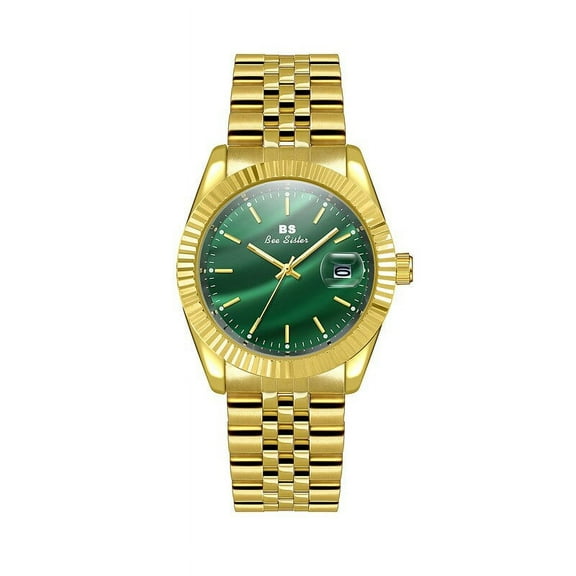 BS New Ladies Watch Peacock Green Texture Female Niche Quartz