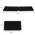 thumbnail image 3 of Foldable Bluetooth Keyboard 31.2x8.4x0.7cm Portable Wireless ABS 3.0 Rechargeable 120mAh Palm Size for Android iOS Windows PC Tablet Smartphone Travel, 3 of 5