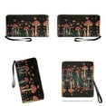 thumbnail image 4 of ZUXONGSY Floral Butterfly Mushroom Print 2 Pack Purse and Wallet Set for Women Waterproof Shoulder Bag Satchel Handbags Top Handle Satchel with Money Organizers for Travel Vacation, 4 of 5