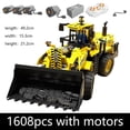 thumbnail image 1 of Moter Power-excavadora de coche técnico con Control remoto para niños, 2023, bloques de construcción, camión de ingeniería, juguetes, juegos Moc, regalo, 1 of 4
