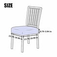 thumbnail image 4 of Stretch Dining Chair Seat Covers for Dining Room Removable Anti-Dust Chair Seat Protector Slipcovers, 4 of 6
