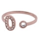 thumbnail image 2 of Anillo de Mujer Inicial Letra LuckyLy, Oro Rosa 18k y Zirconia Cúbica, Modelo Layla rosa UNITALLA, 2 of 6