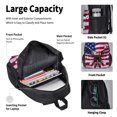 thumbnail image 4 of Fotbe USA Eagle with Spread Wings Set Escolar 3 en 1 para Niños - Mochila Duradera con Lonchera Aislante y Estuche para Lápices - Mochila Escolar para Niños y Niñas, 4 of 7