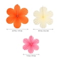 thumbnail image 2 of 9 Pcs Paper Flowers Decorations Paper Decorations Hanging Paper Fan Decorations Flower Birthday Wedding Baby Shower Decorations, 2 of 8