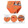 thumbnail image 3 of HWJAD 2-10 Years Little Boys Shark Briefs Toddler Kids Underwear Soft Cotton Dinosaur Undies (Pack of 3), 3 of 7