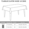 thumbnail image 4 of 2 Pieces Wood Table Cloth Brown Wood Grain Tablecloth Party Wood Grain Tablecover Rectangular Table Covers for Kitchen Dining Room, Barbecue Party Decoration (51.2 x 108.3 Inch), 4 of 7