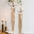 thumbnail image 2 of Atrapasueños bohemio hecho a mano - Colgante de estrella brillante Macrame Dream Catcher para dormitorio, decoración de pared Dream Catcher, 2 of 5