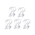 thumbnail image 3 of HINTRMENT 10 Pcs Anneaux de Rideaux Clips avec Installation Facile pour Usage Domestique dans le Salon, 3 of 8
