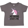 thumbnail image 3 of Inktastic My Meme Loves Me Girl Unicorn Girls Toddler T-Shirt, 3 of 5