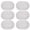 B, variant on Oval Placemats Set of 6 Washable Table Mats Heat Resistant Woven PVC Dining Tabletop Protection for Home Kitchen Restaurant