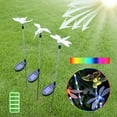 thumbnail image 4 of Solar Powered LED Colorful Outdoor Waterproof Stake Lights, Solar Energy, Light Sensing, RGB Color ChangingGarden Stake Lights for Lawn, Garden, Courtyard,, 4 of 7
