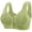 Green, variant on Women Wireless Front Button Vest Bra Full Coverage Comfort Lingerie Wide Non-Slip Strap Easy Front Snap Sleep Underwear Green 40