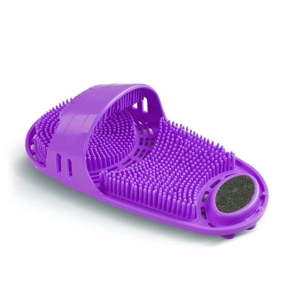 Kibhous Depurador de pies de ducha de silicona Masaje y limpieza personal de pies con cerdas de silicona suaves y ventosas antideslizantes Depuradores de pies para uso en la ducha, hombres y mujeres (