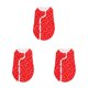 thumbnail image 2 of Methold Ropa para mascotas Traje Tang para mantener el calor Estilo chino tradicional Sin mangas Ropa para mascotas con botones Disfraces rojo L 3piezas, 2 of 6