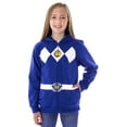 thumbnail image 4 of The Power Rangers Boys Mesh Face Covering Full-Zip Costume Hoodie, 4 of 4
