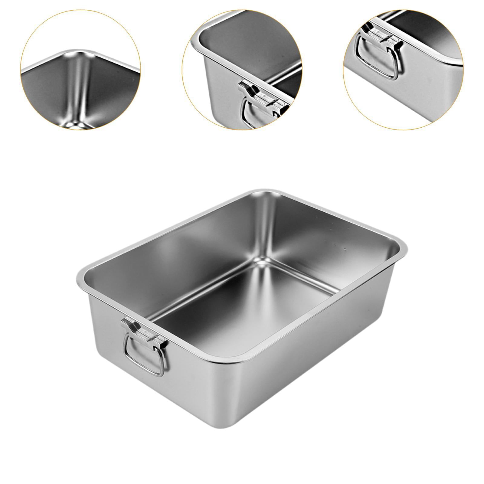 balikha Cat ,High Sided Litter Pan,Portable Kitten Toilet,Pet Supplies,High Sided Open Top Pet Litter Tray,Metal M