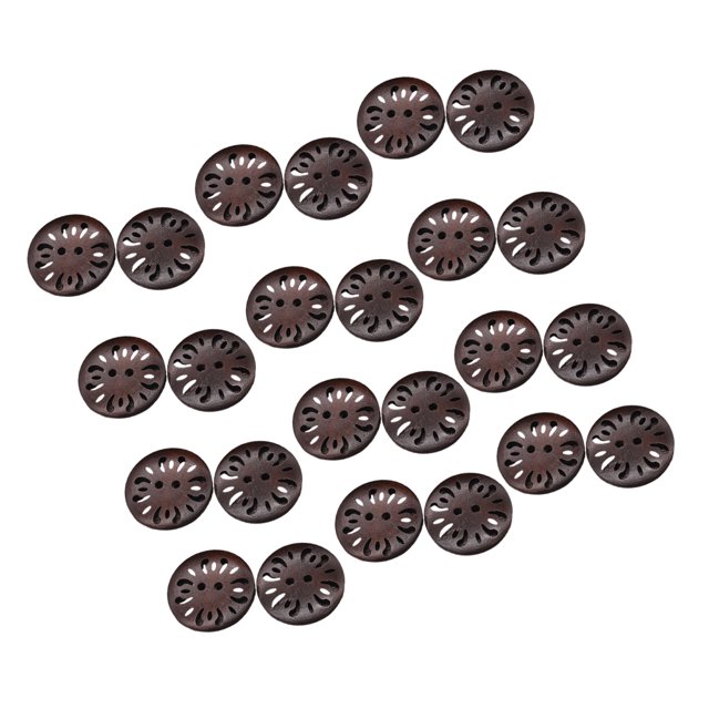 Toystoory 50 piezas de cierre de botón para tejer oscuro Type3 NO3