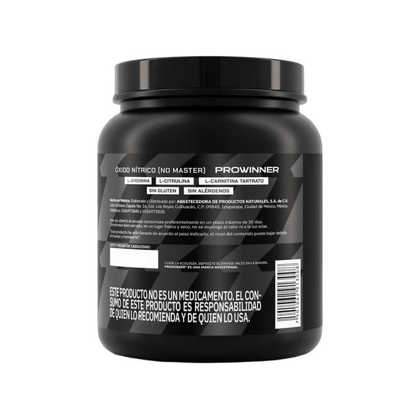 l carnitina oxido nitrico Óxido Nítrico (No Master) 600 g ProWinner ProWinner PROWOXIDONITRICO