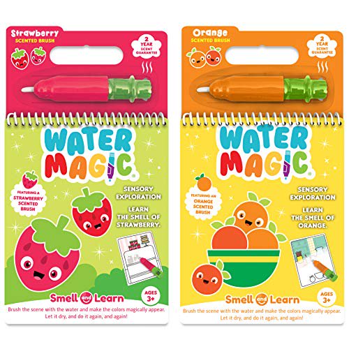 Scentco Water Magic - Almohadillas de actividad reutilizables perfumadas para revelar el agua, sin ensuciar, todo divertido (naranja fresa) Scent Masters 69204700
