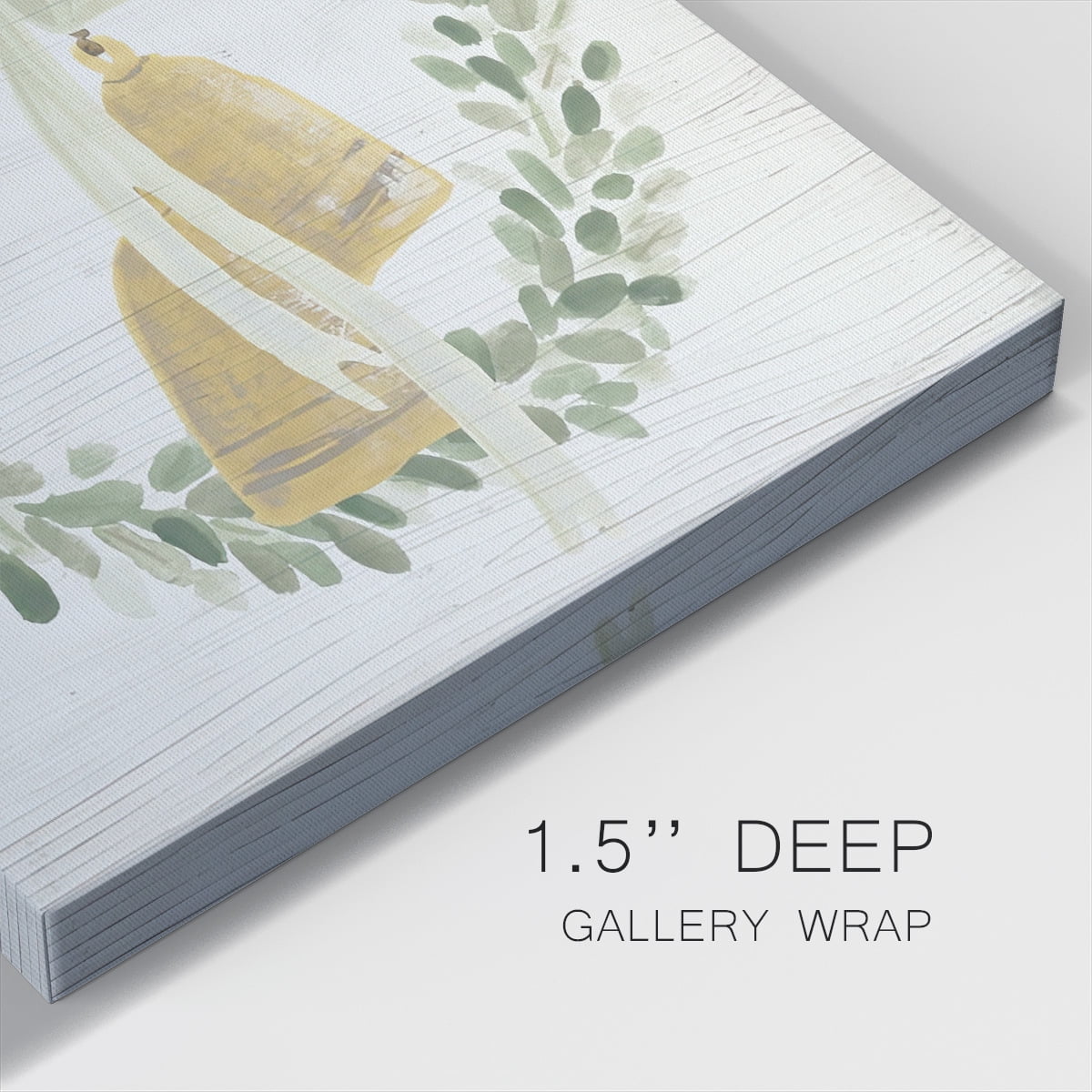 Weathered Aspen Wreath II- Gallery Wrapped Canvas