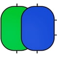thumbnail image 1 of Fondo Selens 150x100 cm 2 en 1 Verde Azul de Muselina, 1 of 7