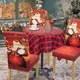 thumbnail image 2 of 4Pcs Christmas Chair Covers for Dining Room Stretch Printed Xmas Kitchen Chair Covers/Christmas Seat Cover Covers Removable Dining Chair Slipcovers for Hotel, Christmas Ceremony, Banquet 16, 2 of 6