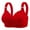 Red, variant on Wireless Bras for Women Support Cotton Halter Bra Padded Bras for Women No Underwire Plus Size Women's Bras Push up Women Bras Sale