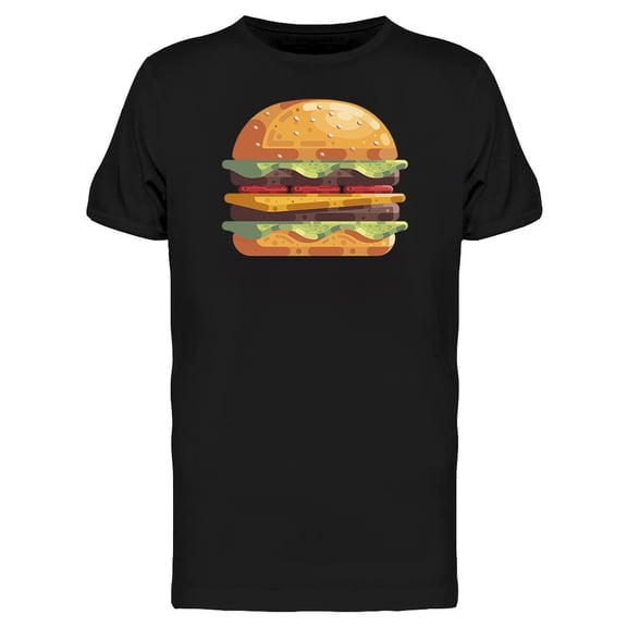 Burger Fast Food Meal Tee Men's -Image by Shutterstock