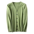 thumbnail image 1 of LIaqionyy Mens Lightweight Cardigan Sweaters V Neck Button down Long Sleeve Slim Knit Sweater Fall Outwear, 1 of 3
