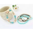 thumbnail image 4 of Bohemian Beads Multi Layered Stretch Bracelet for Woman or Teen Vibrant Colors Casual, 4 of 7