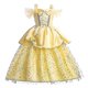 thumbnail image 1 of Vestido de princesa Bella para niños, disfraz de La Bella y La Bestia para niña, fiesta de cumpleaños de princesa de Navidad, el mejor regalo, 2022, 1 of 1
