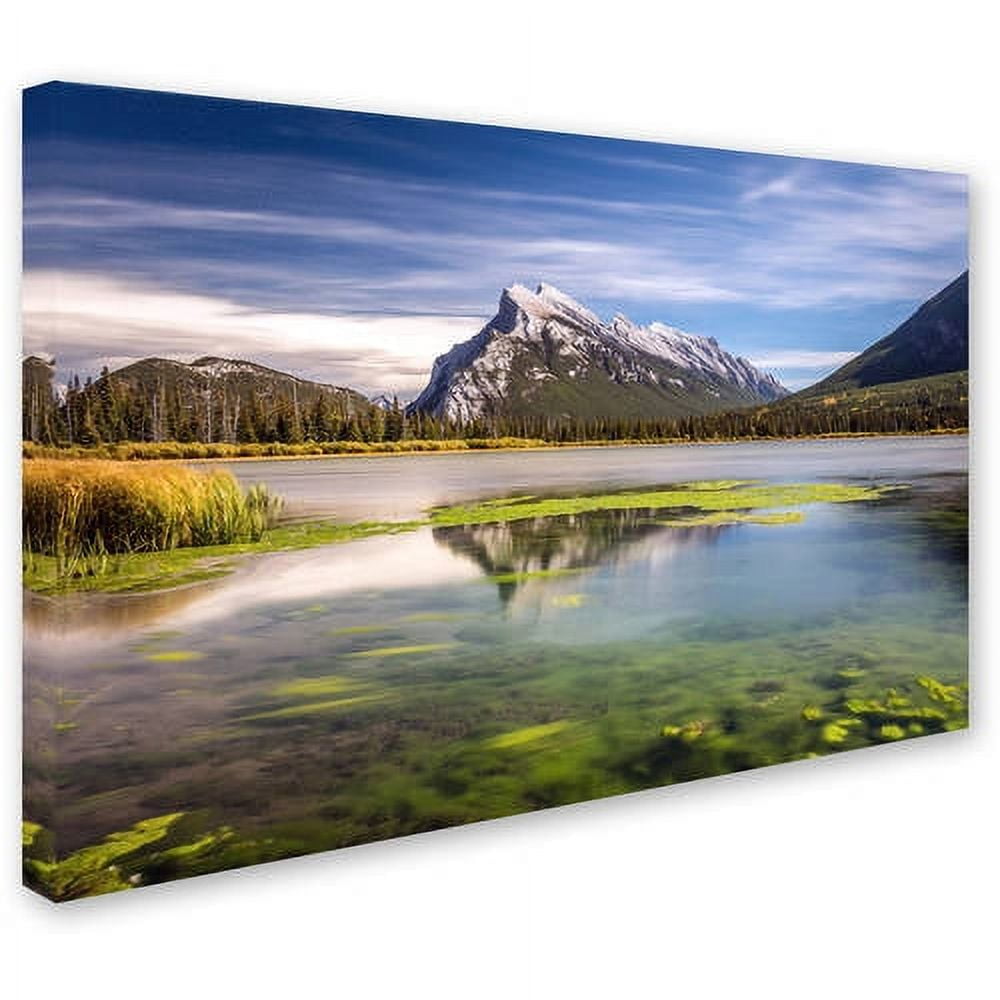Trademark Fine Art 'Mount Rundle Banff' Canvas Art by Pierre Leclerc
