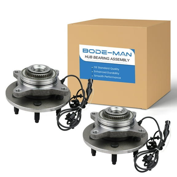 Bode-man Pair Front Wheel Bearing Hub Assembly for 2003 2004 2005 2006 Ford Expedition Lincoln Navigator 4WD 6 LUG w/ABS