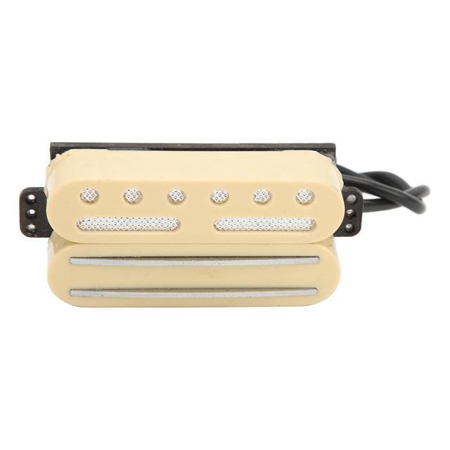 Pastilla de guitarra Metal plástico dulce sonido delicado sin ruido doble bobina pastilla única