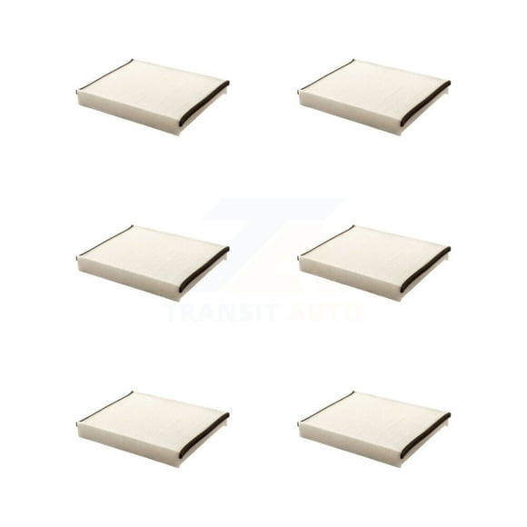 PUR Cabin Air Filter (6 Pack) for Car Ford Escape Focus Transit Connect EcoSport Lincoln MKC C-Max GT K54-100539